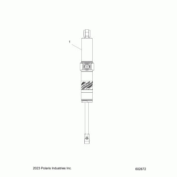 SUSPENSION, SHOCK, REAR TRACK - S24TDL6KSA (602235)