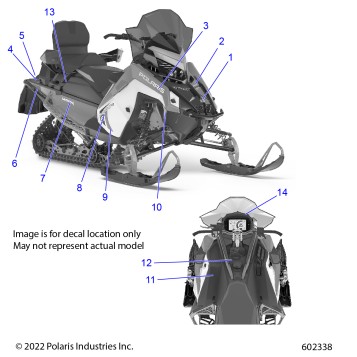 BODY, DECAL, BLACK SIDE PANEL W/FLAT BLACK ACCENT - S23TDH9FS (602338)