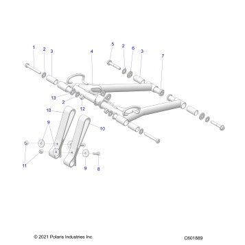 SUSPENSION, TORQUE ARM, FRONT - S23TDL6KSA (C601889)