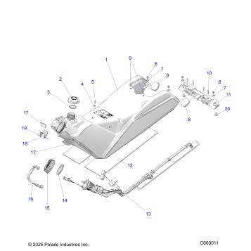 FUEL SYSTEM, FUEL TANK ASM. - S26TLF9FSL (C603011)