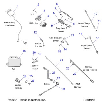 ELECTRICAL, SWITCHES, SENSORS and COMPONENTS - S22TDL6KSA ALL OPTIONS(601910)
