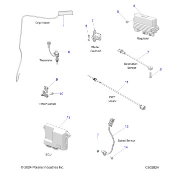 ELECTRICAL, COMPONENTS - S25TGM8RS (C602824)
