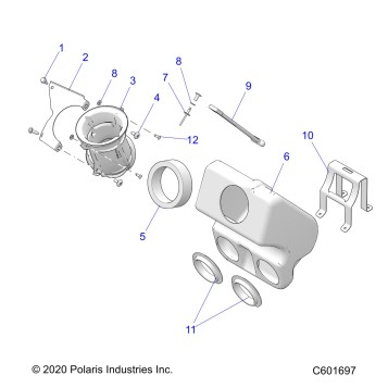 ENGINE, AIR INTAKE SYSTEM - S26MDX6DSA (C601697)