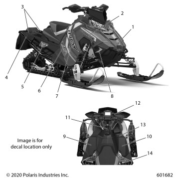 BODY, DECAL, BLACK SIDE PANEL W/RED ACCENT - S21EKP8RS (601682)
