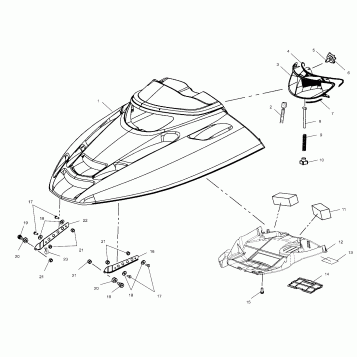 HOOD - S02NB4BS (4970397039A007)