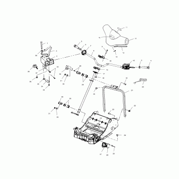STEERING - HANDLEBAR - S02NB4BS (4970397039B001)