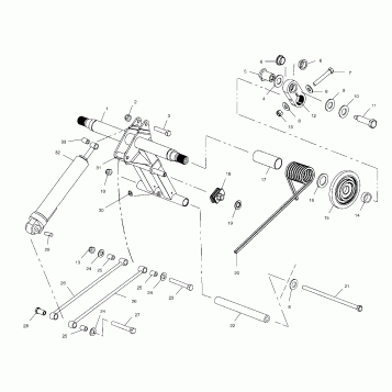 REAR TORQUE ARM - S02NB4BS (4970397039B010)
