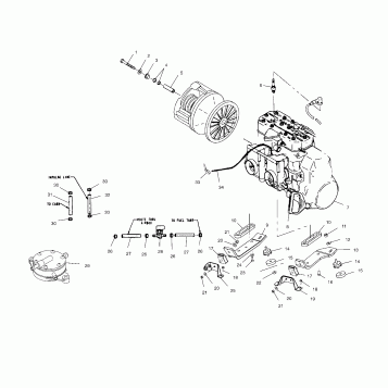 ENGINE MOUNTING - S02NB4BS (4970397039C002)