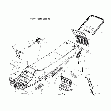 CHASSIS - S02ND4BS (4970417041A003)