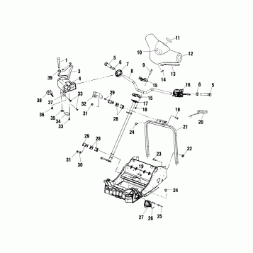 STEERING - HANDLEBAR - S02ND4BS (4970417041B003)
