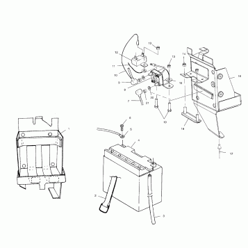 BATTERY BOX - S02ND4BS (4970417041C002)