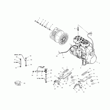 ENGINE MOUNTING - S02ND4BS (4970417041C005)