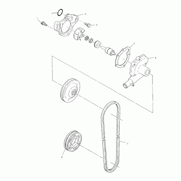 WATER PUMP - S02ND4BS (4970417041C009)
