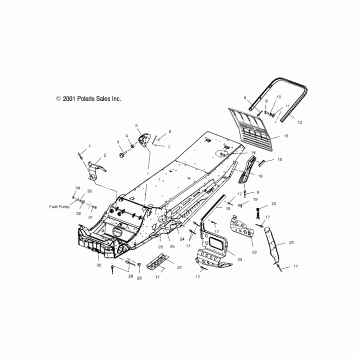 CHASSIS - S02ND6ES (4970437043A003)