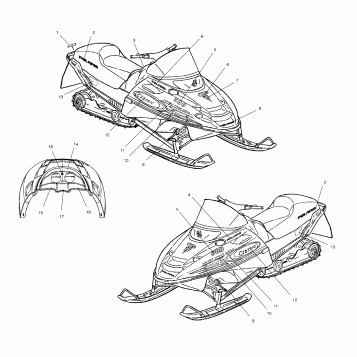 DECALS - S02ND6ES (4970437043A009)