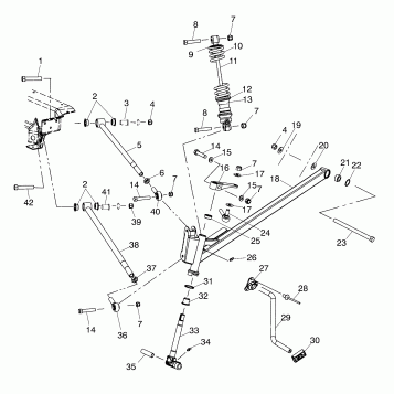 FRONT SUSPENSION - S02ND6ES (4970437043B001)