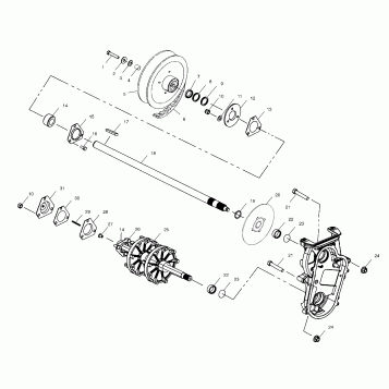 DRIVE TRAIN - S02ND6ES (4970437043C001)