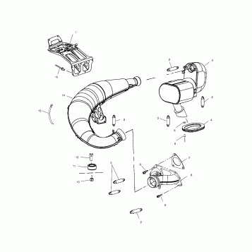 EXHAUST - S02ND6ES (4970437043C005)