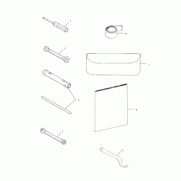 TOOL KIT - S02ND7CS (4970457045D02)