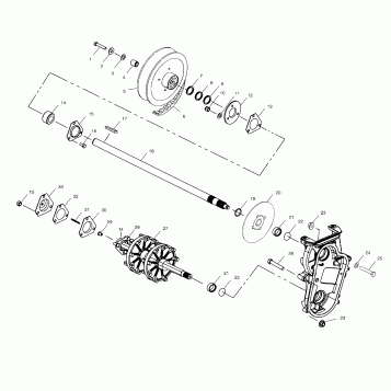DRIVE TRAIN - S02NK8CS/CSA (4970597059B13)