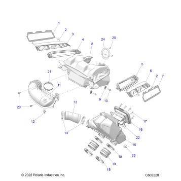 ENGINE, AIR INTAKE SYSTEM - S26TDZ8MS (C602228)