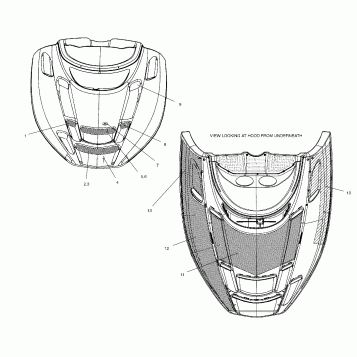 HOOD FOAM/FOIL - S02NP5CSA/SB (4970697069A10)