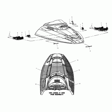 HOOD FOAM/FOIL - S02NT7DS (4970727072A10)