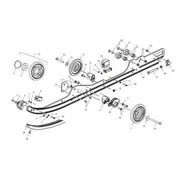 RAIL MOUNTING (SUSPENSION) - S02NT7DS (4970727072B10)
