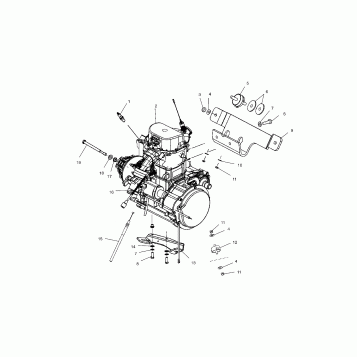 ENGINE MOUNTING - S02NT7DS (4970727072C06)