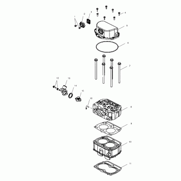 CYLINDER and CYLINDER HEAD - S02NT7DS (4970727072C09)