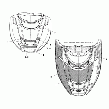 HOOD FOAM/FOIL - S02ND7CS (4972227222A10)