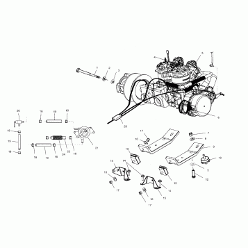 ENGINE MOUNTING - S02NK7CS (4972287228C02)