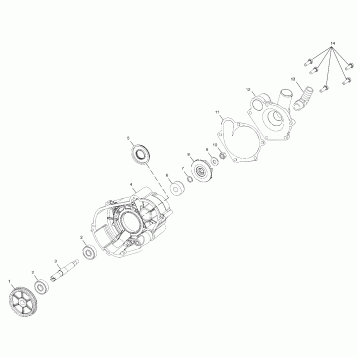 WATER PUMP - S02NK7CS (4972287228C05)