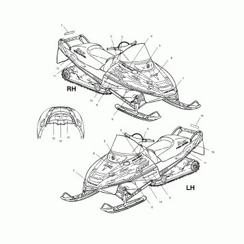 DECALS - S02NL8CS (4972307230A09)