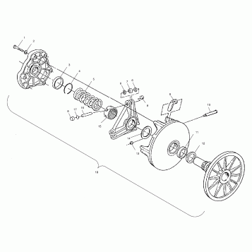 DRIVE CLUTCH - S02NL8CS (4972307230B12)
