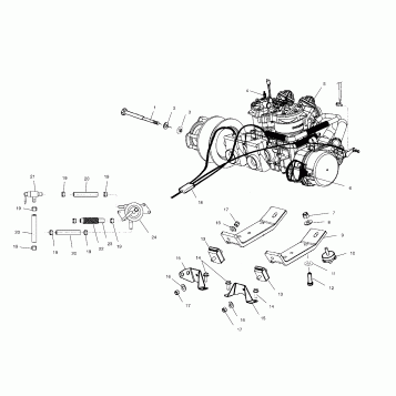 ENGINE MOUNTING - S02NL8CS (4972307230C02)