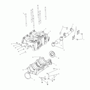 CRANKCASE - S02NL8CS (4972307230C03)