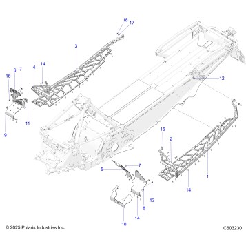 CHASSIS, FOOTRESTS, and RUNNINGBOARDS - S26TLF9FSL (C603230