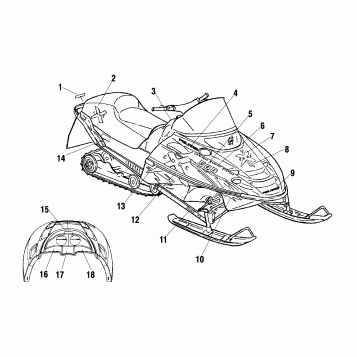 DECALS (EDGE X) - S02NP5CS/S02NE5CS (4973407340A11)