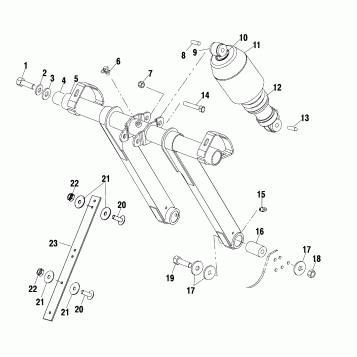 FRONT TORQUE ARM (EDGE) - S02NP5CS (4973407340B10)