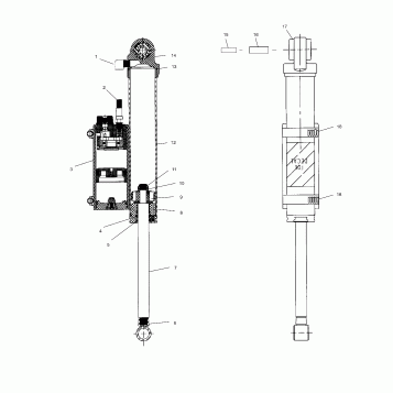SHOCK and RESERVOIR (REAR TRACK)(EDGE) - S02NP6ES (4973427342C05)