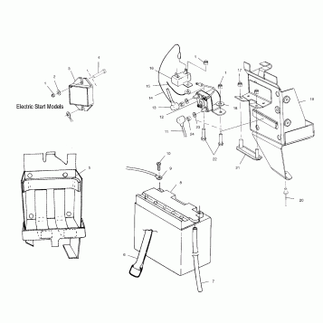 BATTERY BOX - S02NP6ES/S02NE6ES (4973427342C13)