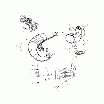 EXHAUST - S02NP7CS/S02NE7CS (4973447344D02)