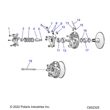 DRIVE TRAIN, CLUTCH, PRIMARY - S23TKP9FS (C601758)