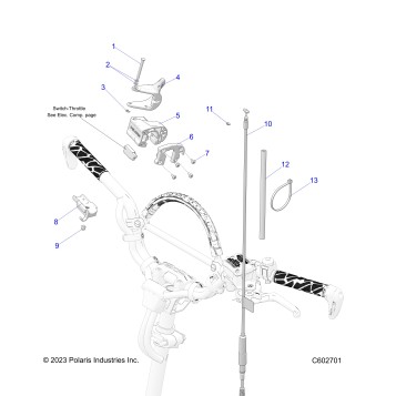 ENGINE, THROTTLE CONTROL ASM. - S24TFM8MS (C602701)