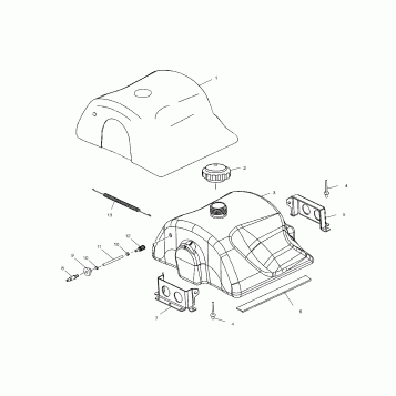 GAS TANK - S02NX4CS (4977017701A04)