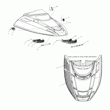 HOOD FOAM/FOIL - S02NX4CS (4977017701A10)