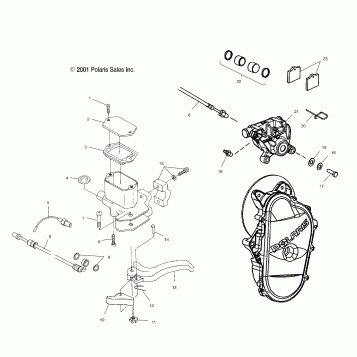 BRAKE - S02NX4CS (4977017701B01)