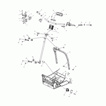STEERING/HANDLEBAR - S02NX4CS (4977017701B03)