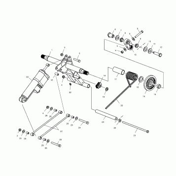 REAR TORQUE ARM - S02NX4CS (4977017701B12)